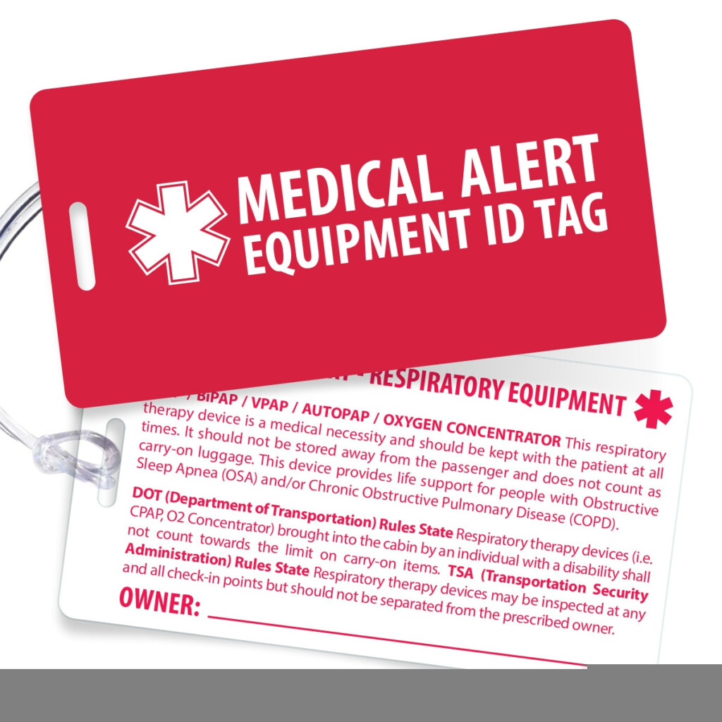 Free Printable Cpap Luggage Tag Template FreePrintableTag