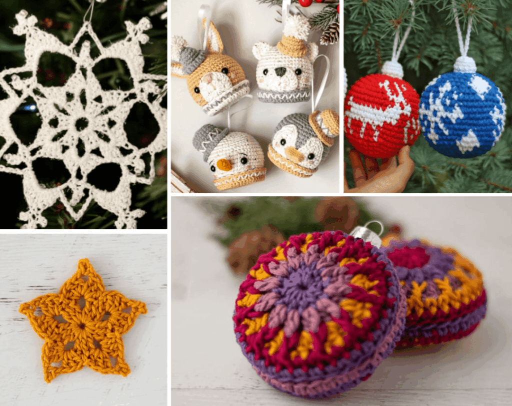 Free Printable Crochet Christmas Ornament Patterns FREE Printable HQ