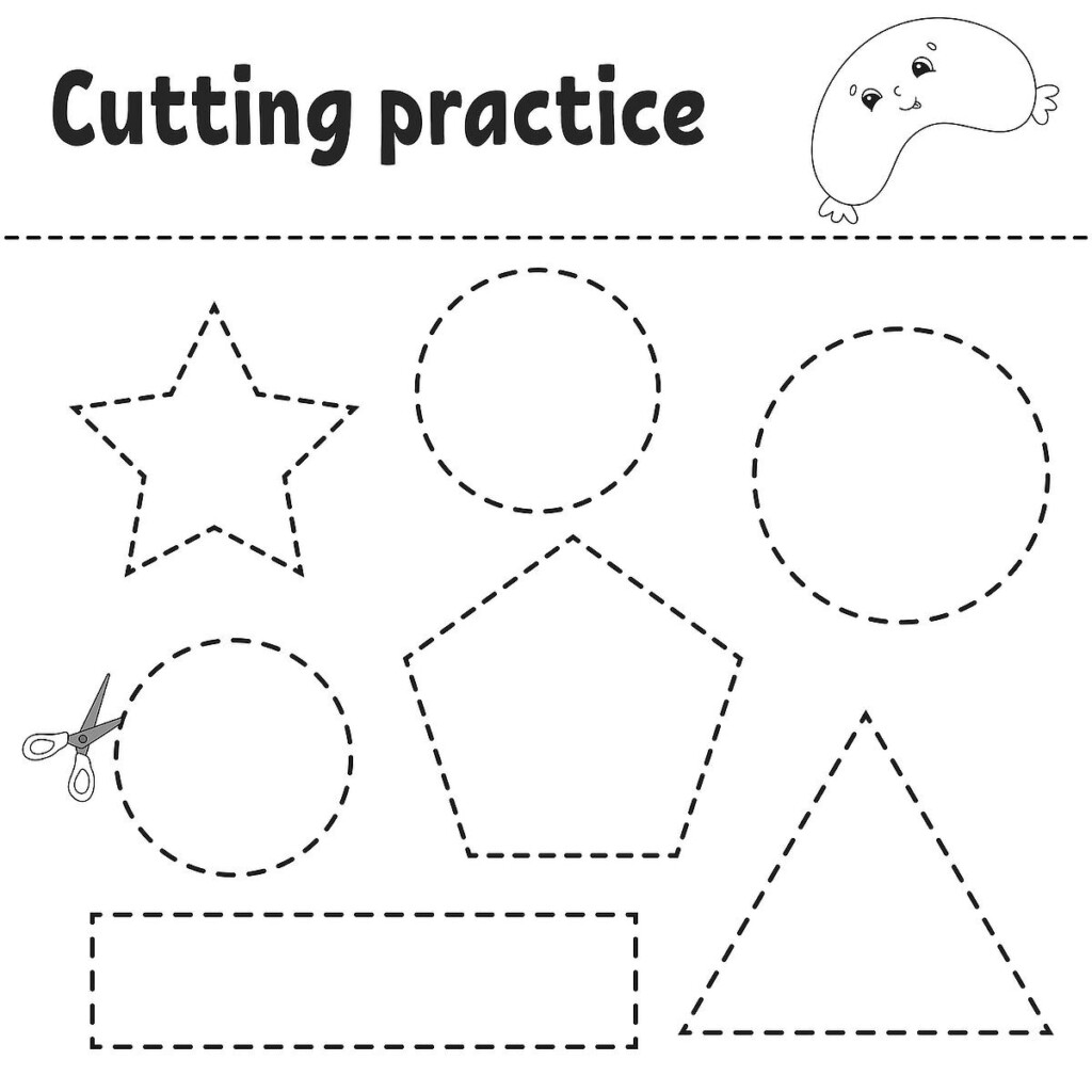 Free Printable Cutting Practice Worksheets For Kindergarten Pdf 12 