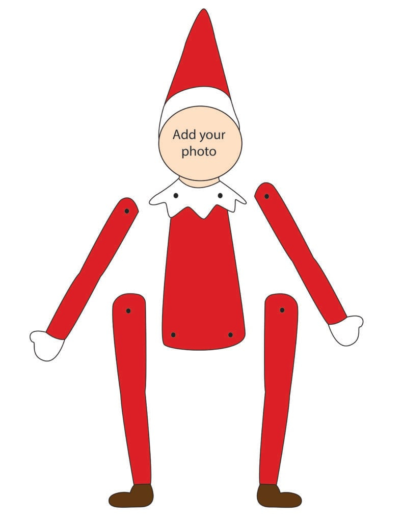 Free Printable Elf On The Shelf Template