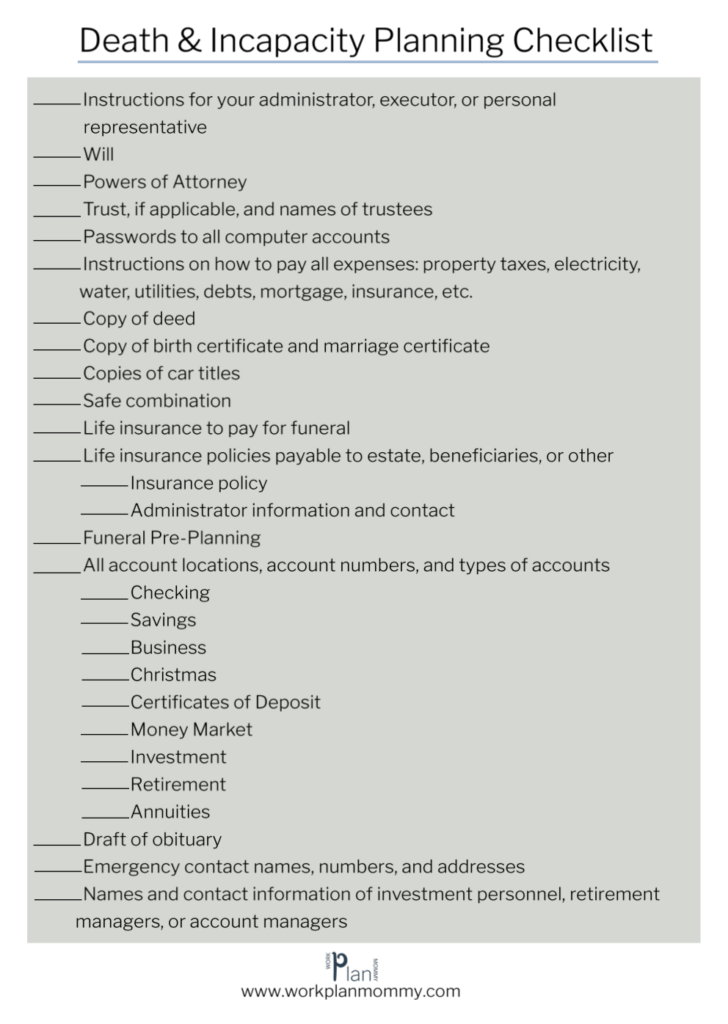 Free Printable Executor Checklist Free Printable Templates
