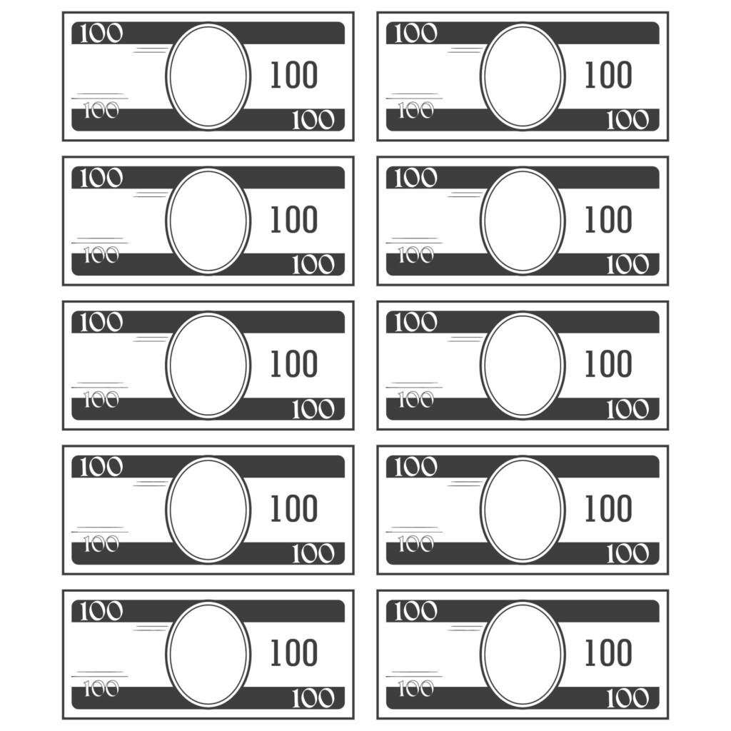 Free Printable Fake Money Template For Teachers Fillable Form 2025