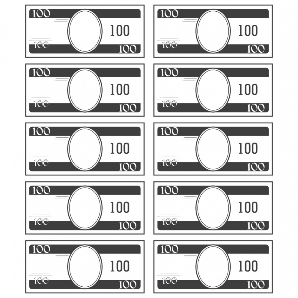 Free Printable Fake Money Template For Teachers FREE Printable HQ