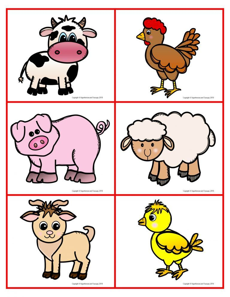 Free Printable Farm Animals Yourcuteanimals