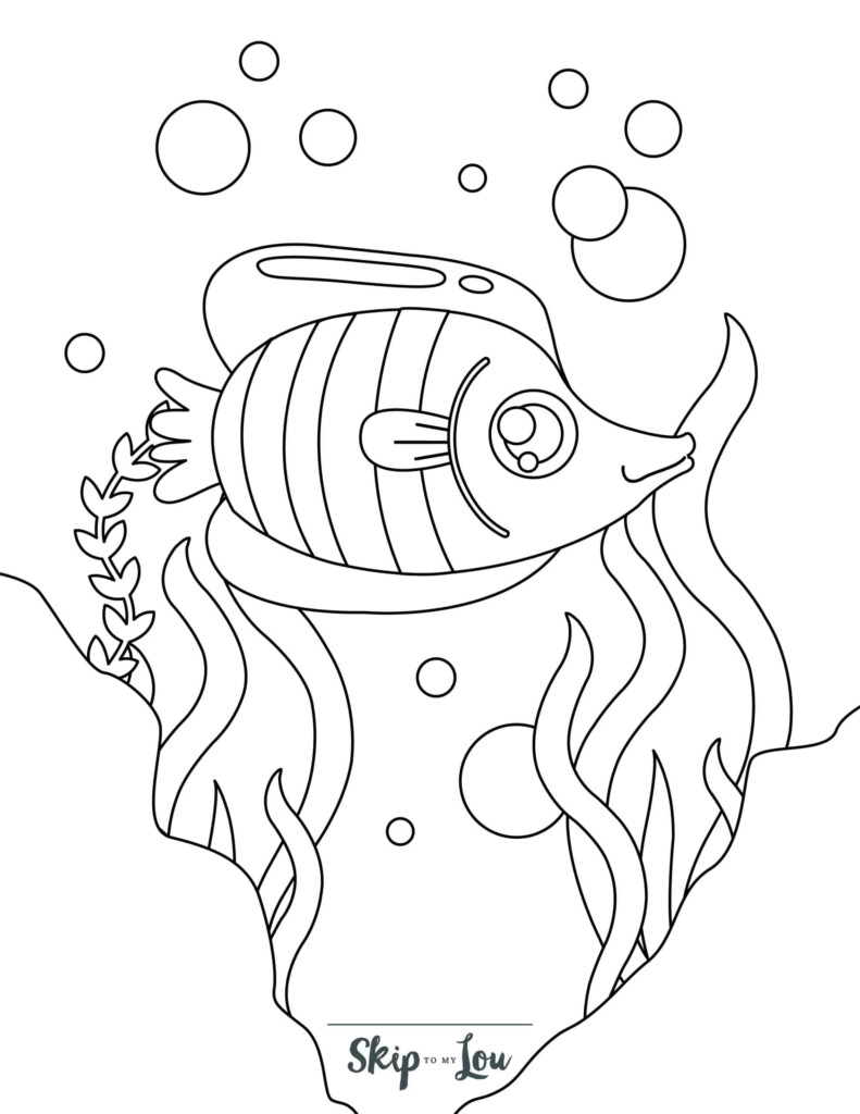 Free Printable Fish Coloring Pages Skip To My Lou