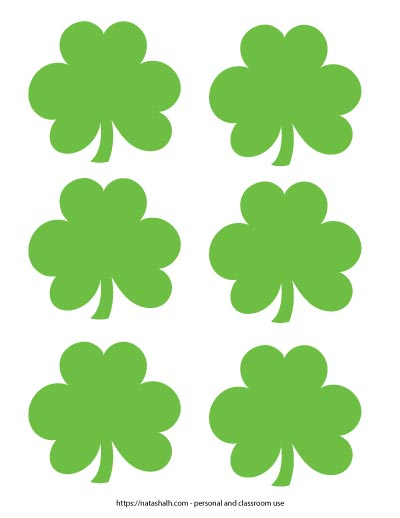 Free Printable Green Shamrock Template Printable Templates Free