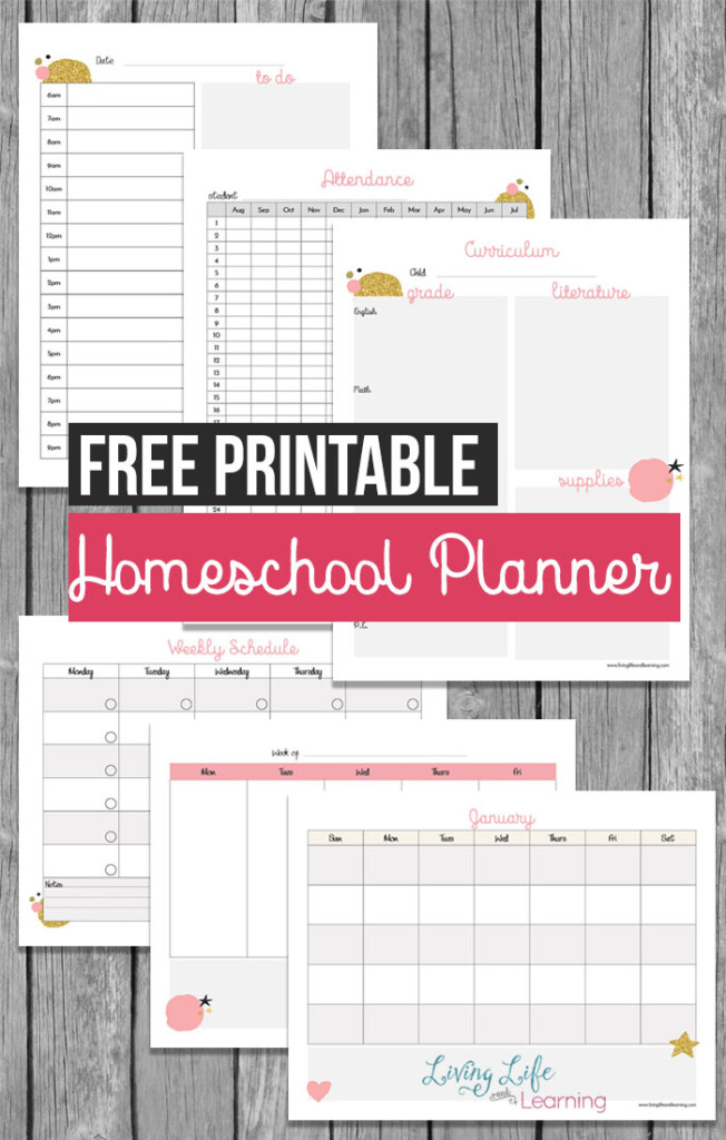 Free Printable Homeschool Planner
