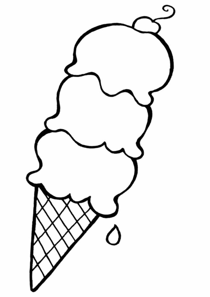 Free Printable Ice Cream Coloring Pages