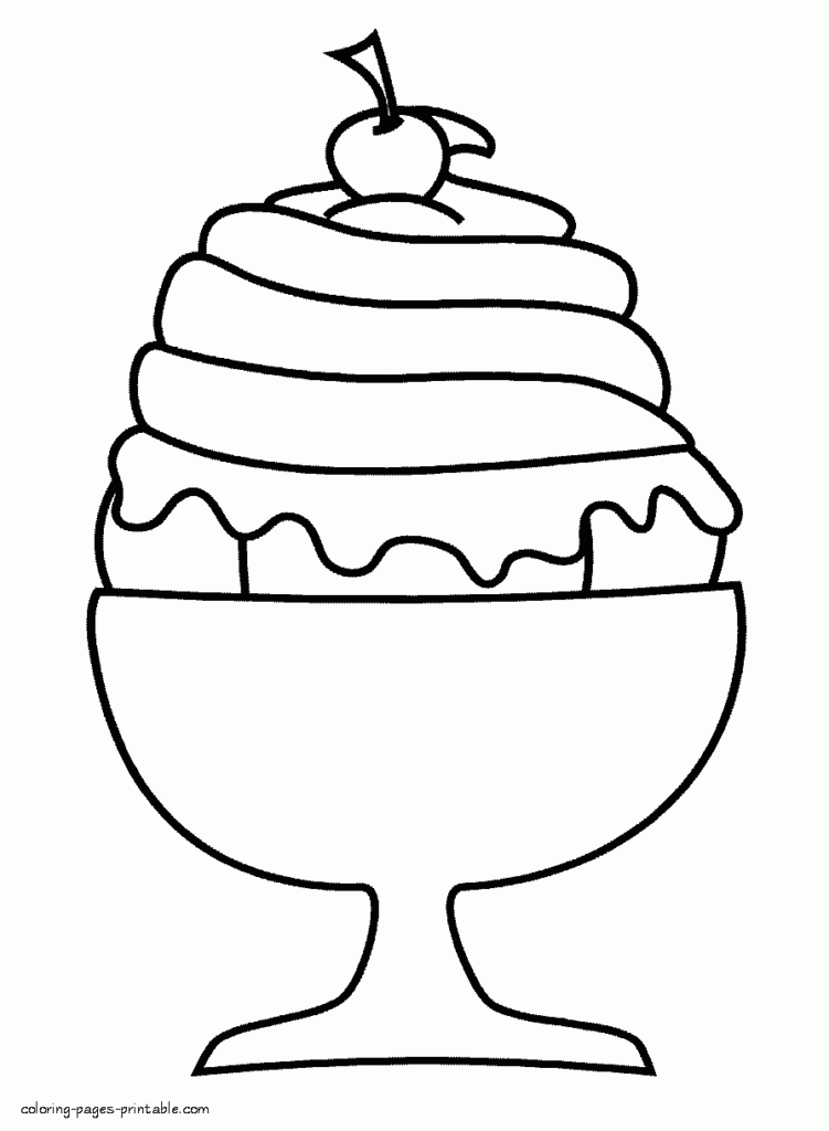 Free Printable Ice Cream Coloring Pages COLORING PAGES PRINTABLE COM