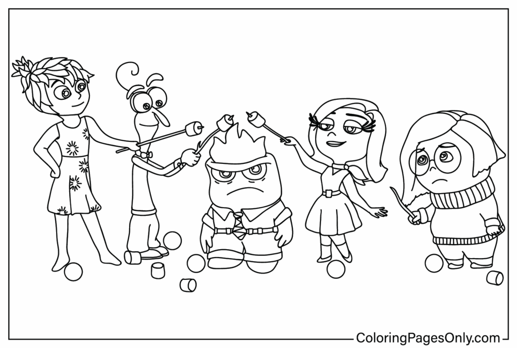 Free Printable Inside Out Coloring Pages Coloring Pages