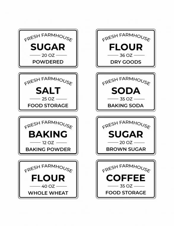 Free Printable Kitchen Pantry Labels 4 48 OFF