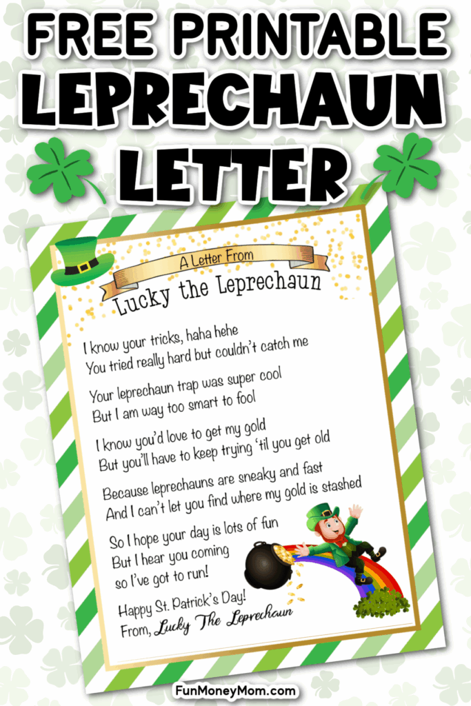 Free Printable Leprechaun Letter Free Printable Templates