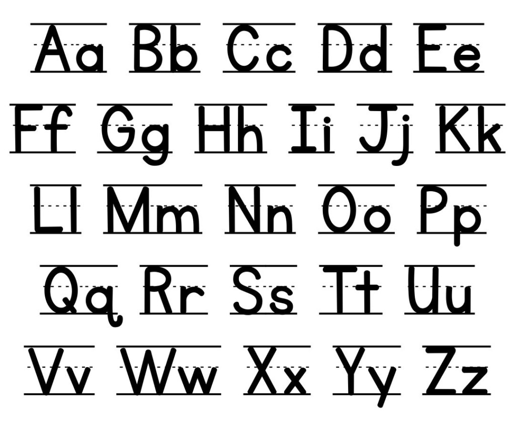 Free Printable Manuscript Alphabet Chart Hot Sex Picture