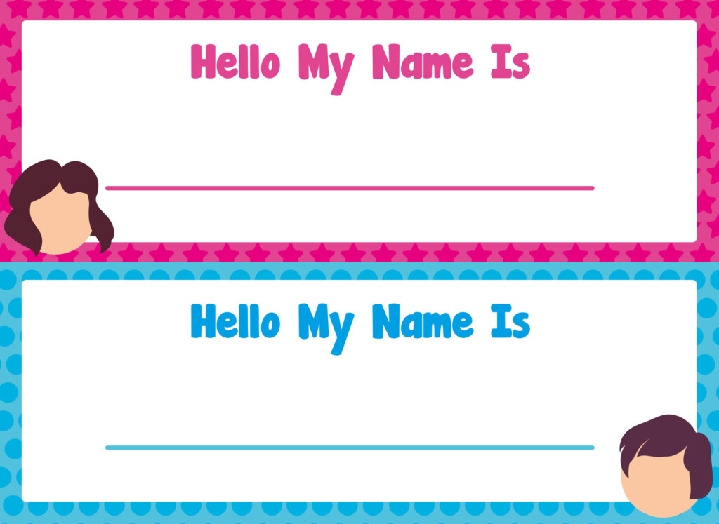 Free Printable Name Tags For Students