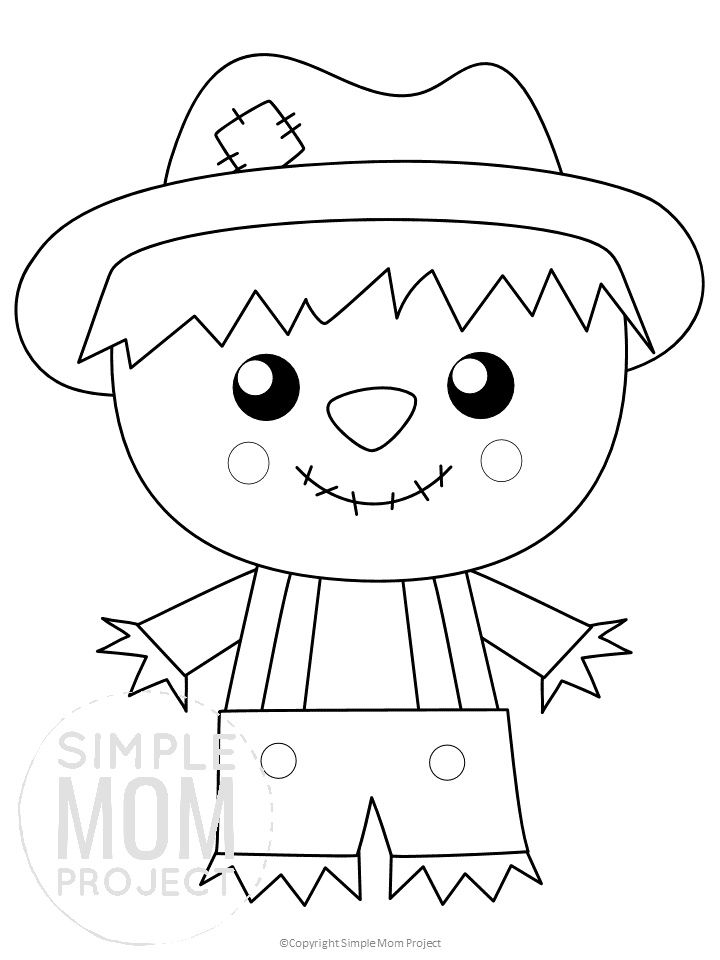 Free Printable Scarecrow Template For Kids 39 Crafts