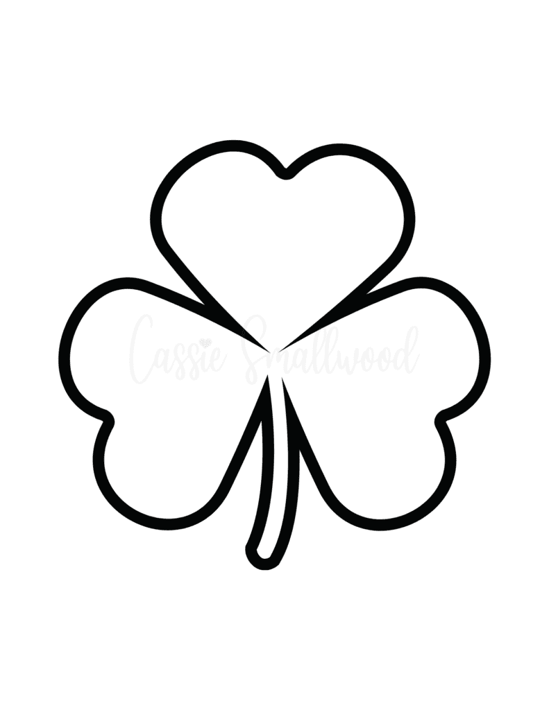 Free Printable Shamrock Template Free Printable