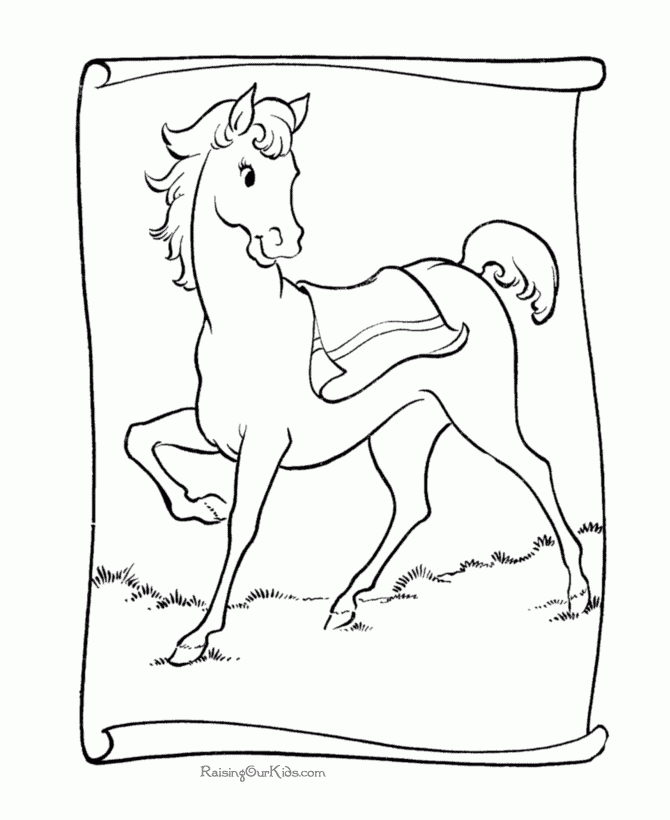 Free Printable Sheets Of Horses