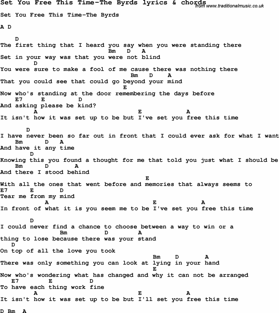 Free Printable Song Lyrics Free Printable