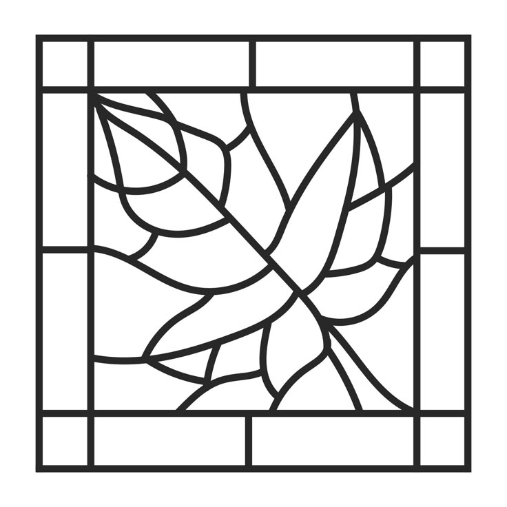Free Printable Stained Glass Fall Patterns