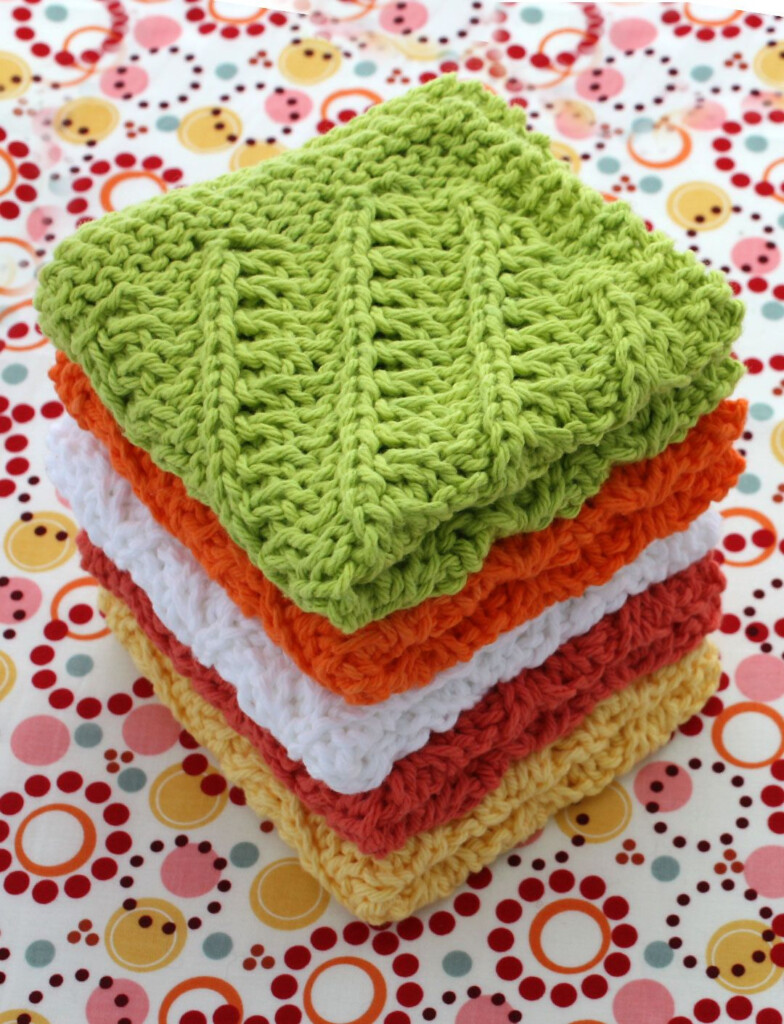 Free Printable Sugar And Cream Knit Dishcloth Pattern Printable New 