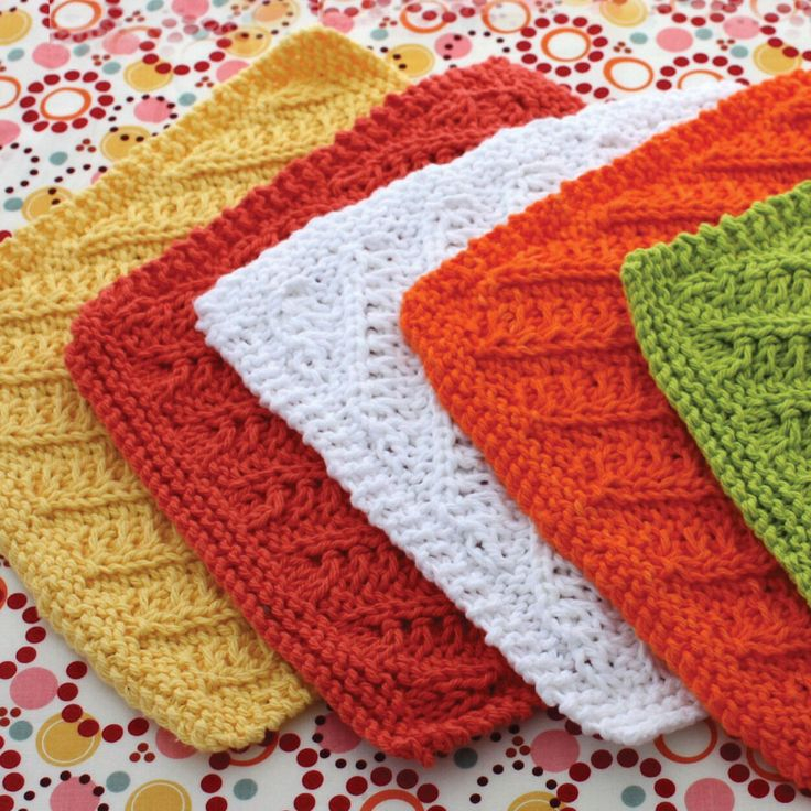 Free Printable Sugar And Cream Knit Dishcloth Pattern Printable Word 