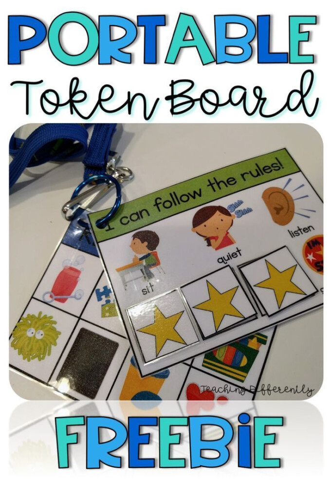 Free Printable Token Board Printable Printable Word Searches