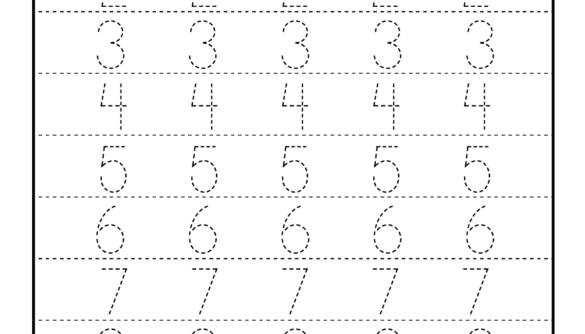 Free Printable Traceable Numbers 1 10 A Fun And Educational Resource 
