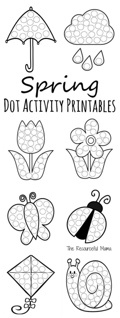 Free Spring Dot To Dot Printables DottoDotPrintables