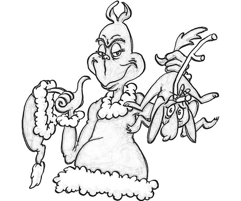 Grinch Coloring Pages Printable Coloring Home