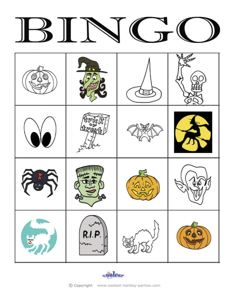 Halloween Bingo Free Printable Bayareaolx
