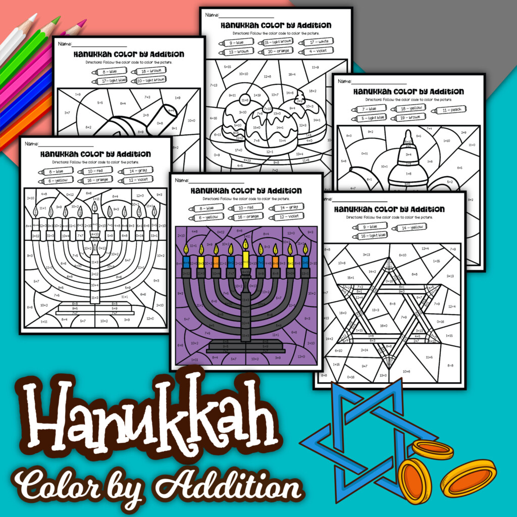 Hanukkah Color By Number Free Printable Printable Templates Protal