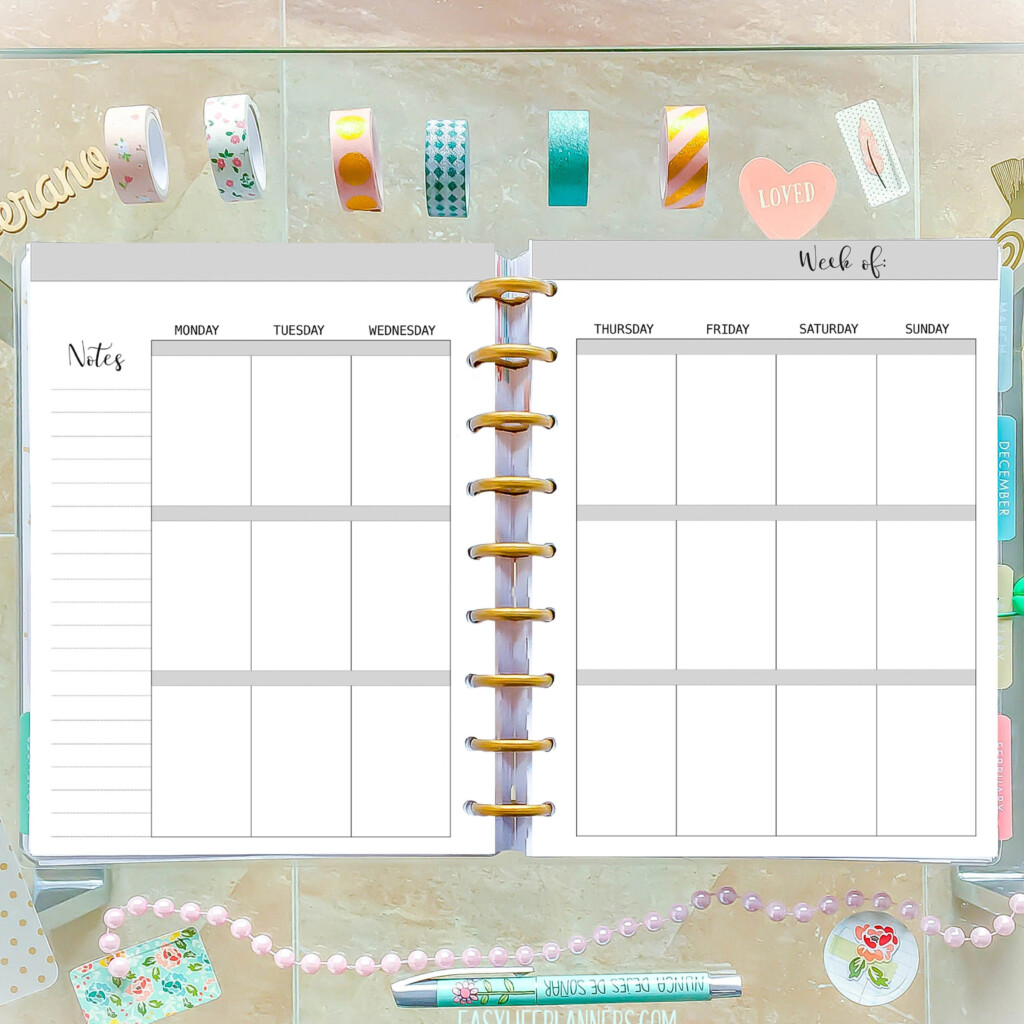 Happy Planner Free Printable Calendar Printables