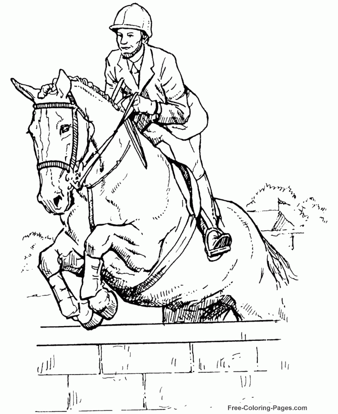 Horse Coloring Sheets Printable 038