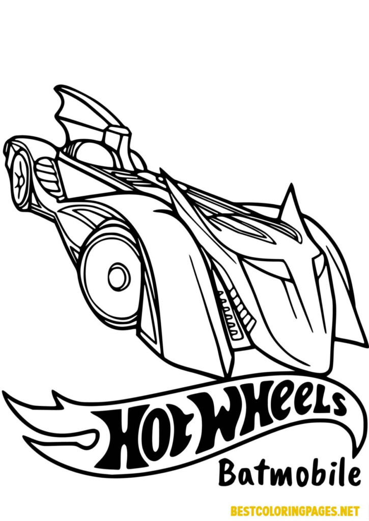 Hot Wheels 4 Free Printable Coloring Pages
