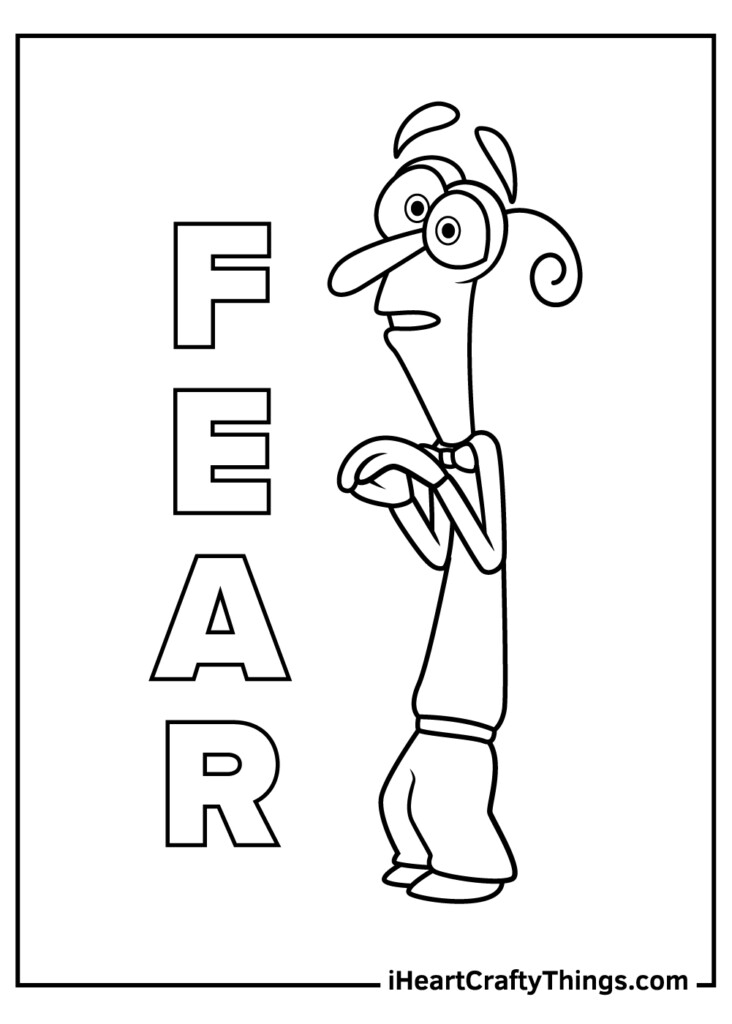 Inside Out Bing Bong Printable Coloring Pages