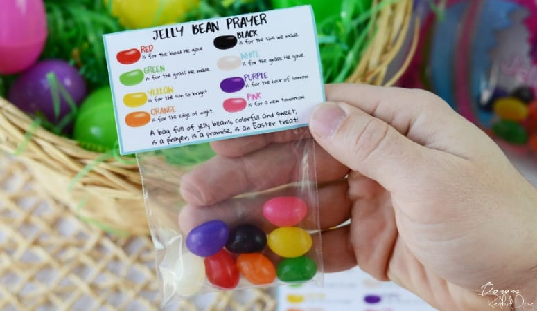 Jelly Bean Prayer Printable Easy DIY Easter Treat