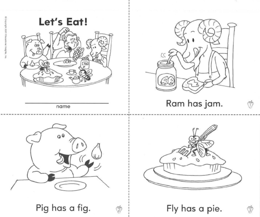 Kindergarten Mini Books Printable Free