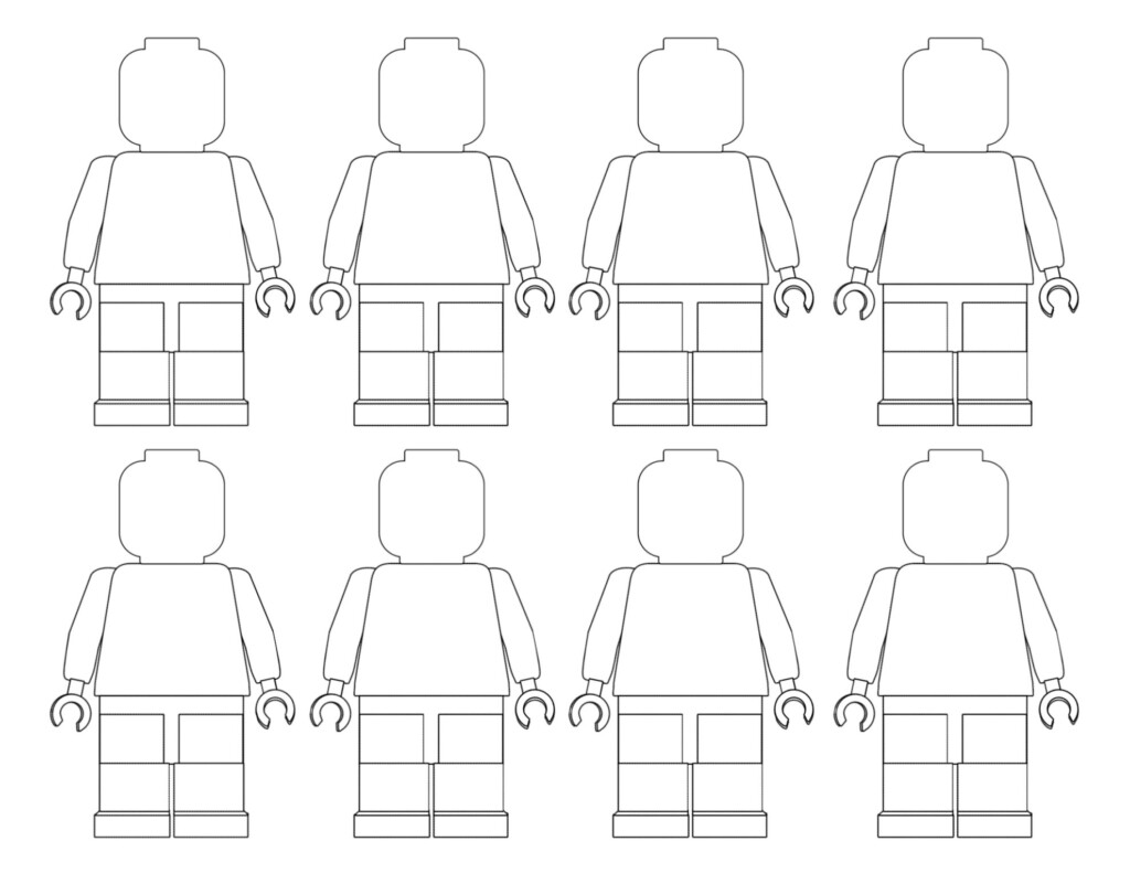 LEGO Blocks Coloring Pages Printable