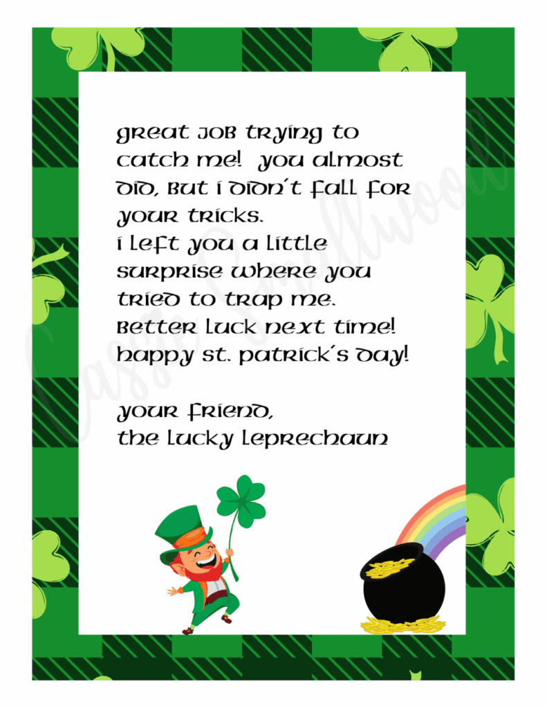 Leprechaun Letters 1 Cassie Smallwood