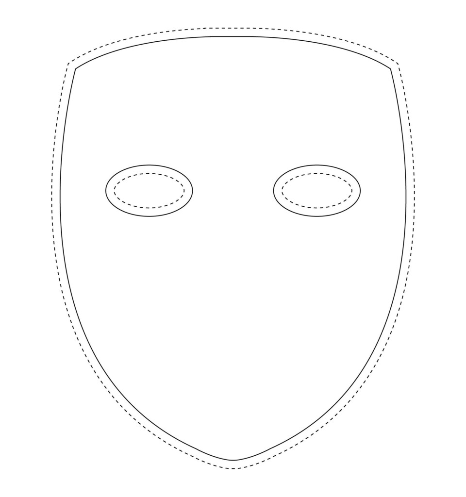 Mask Template Mask Template Printable Printable Masks Blank Mask My 