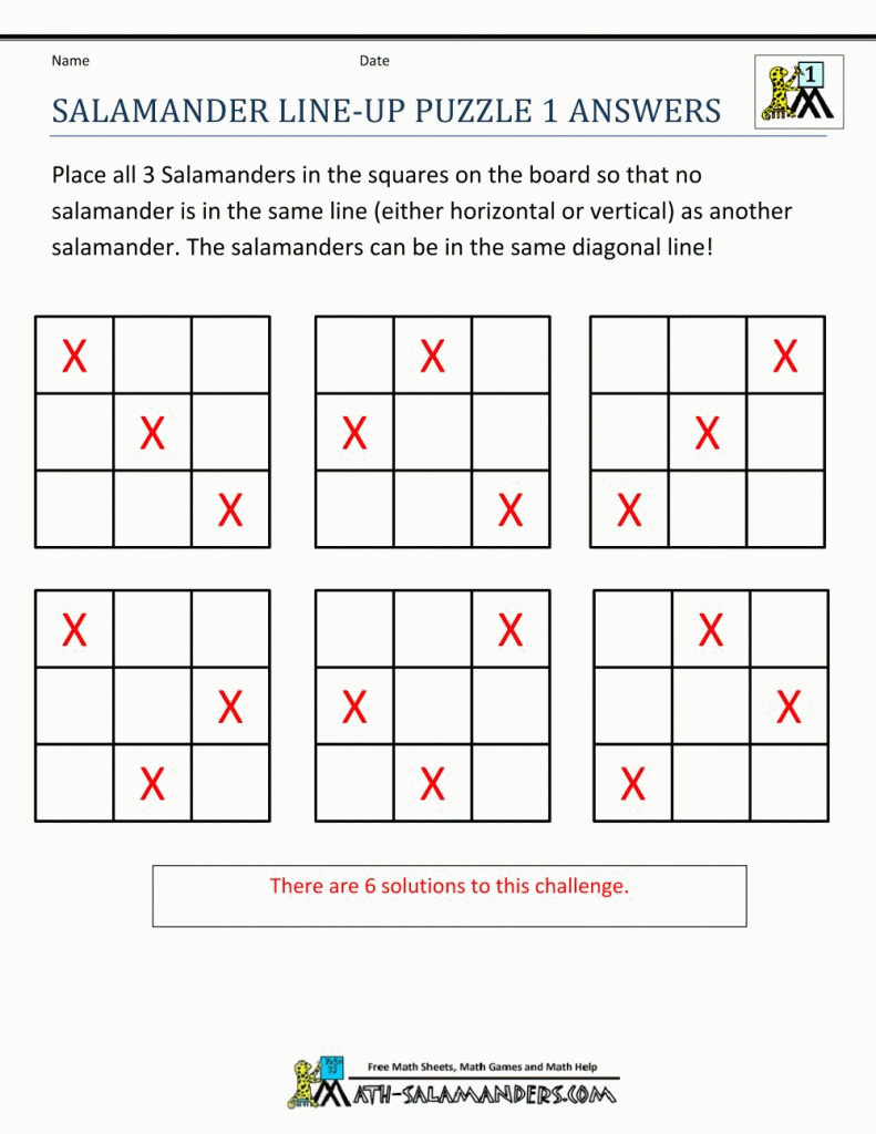 Math Puzzle 1St Grade Printable Brain Games For Seniors Free Free 