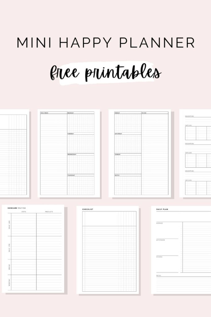 Mini Happy Planner 2025 Una Rose