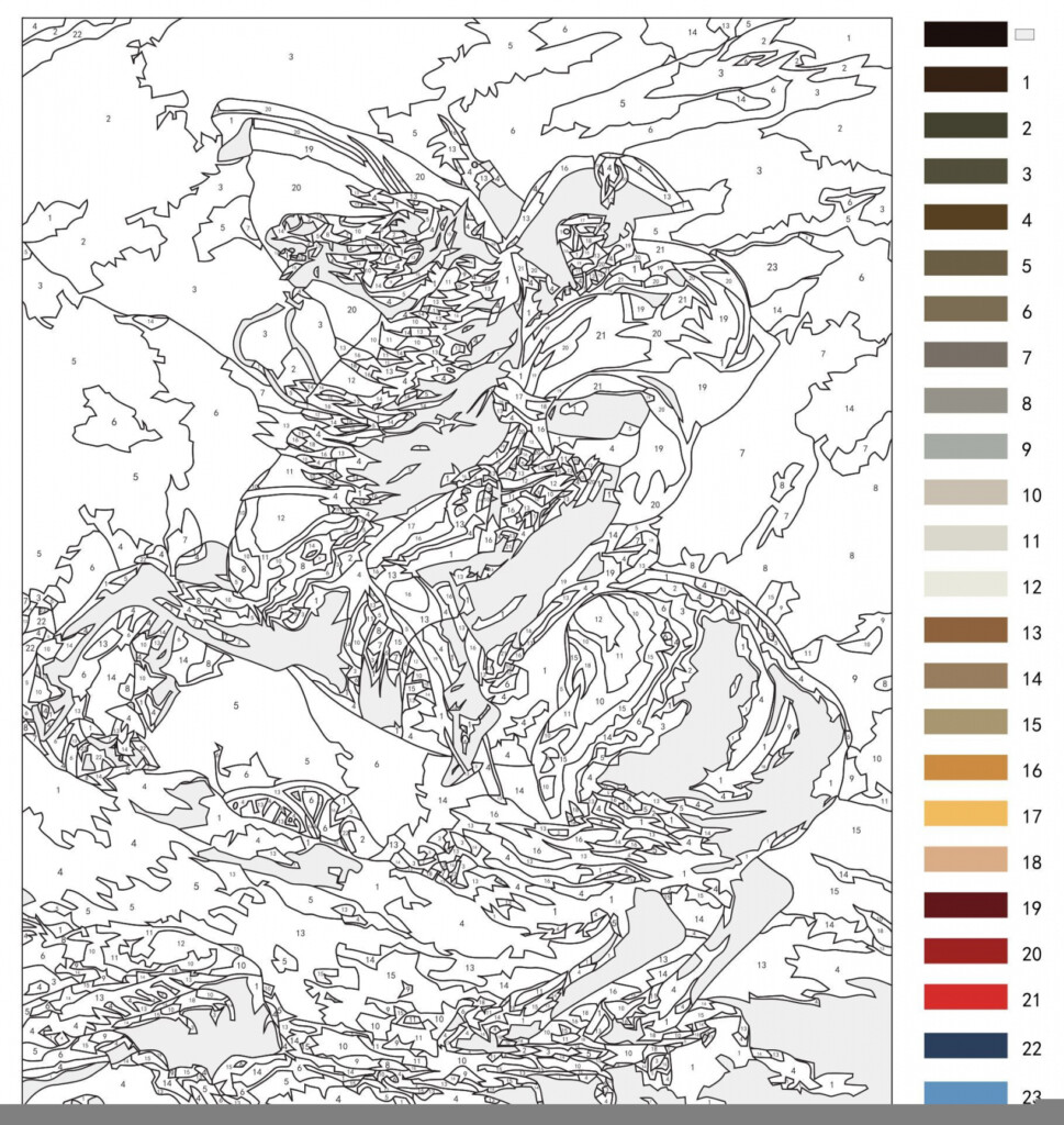 Paint By Number Free Printable FREE Printable HQ