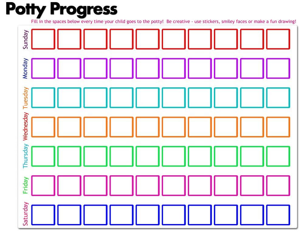 Potty Sticker Chart Printable Free Printable Templates