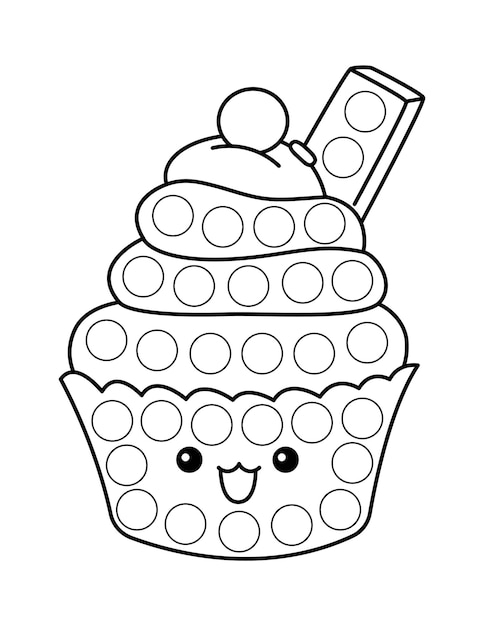 Premium Vector Dot Marker Coloring Pages Do A Dot Activity Dot 