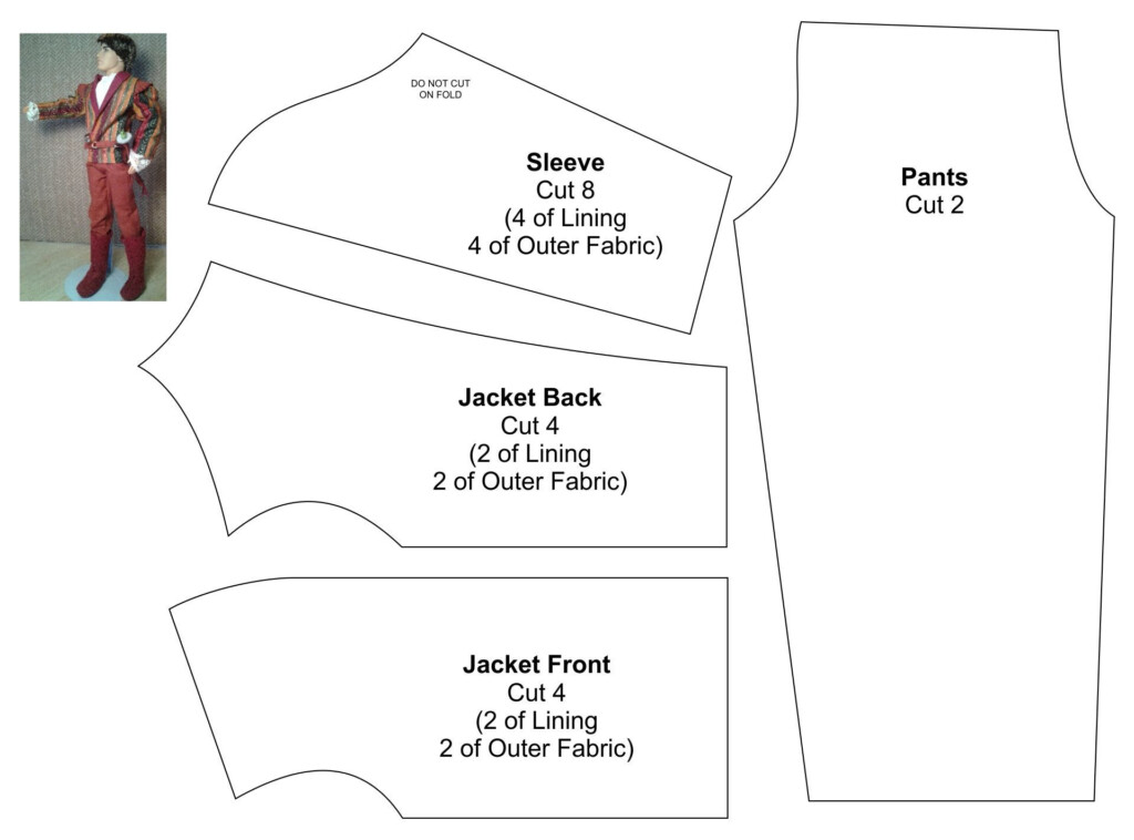 Printable Barbie Doll Clothes Patterns Diy Ken Doll Clothes Diy Doll 