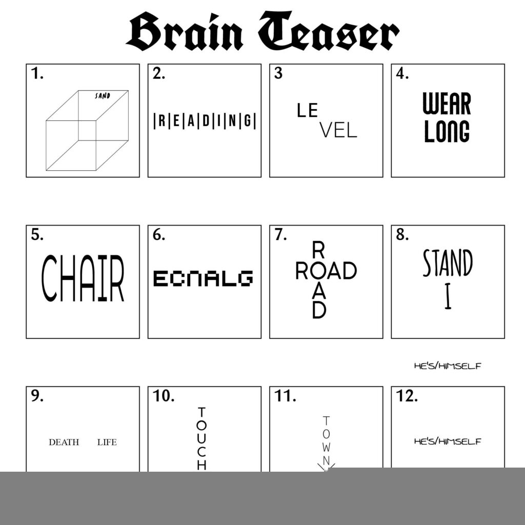 Printable Brain Games Seniors Worksheets Printable JD