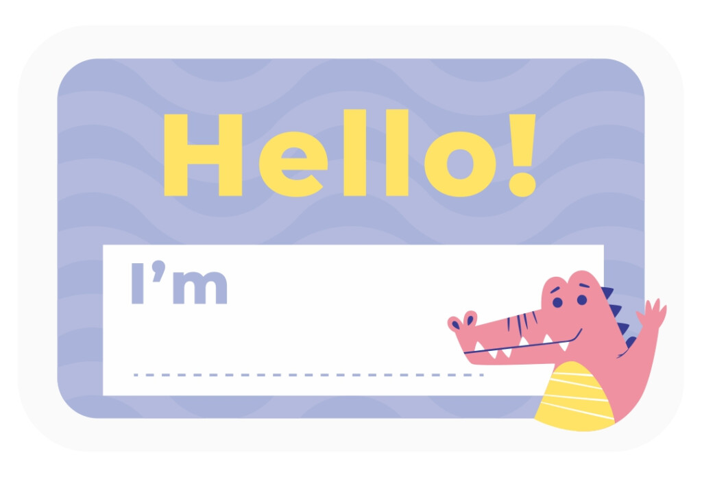 Printable Desk Name Tags