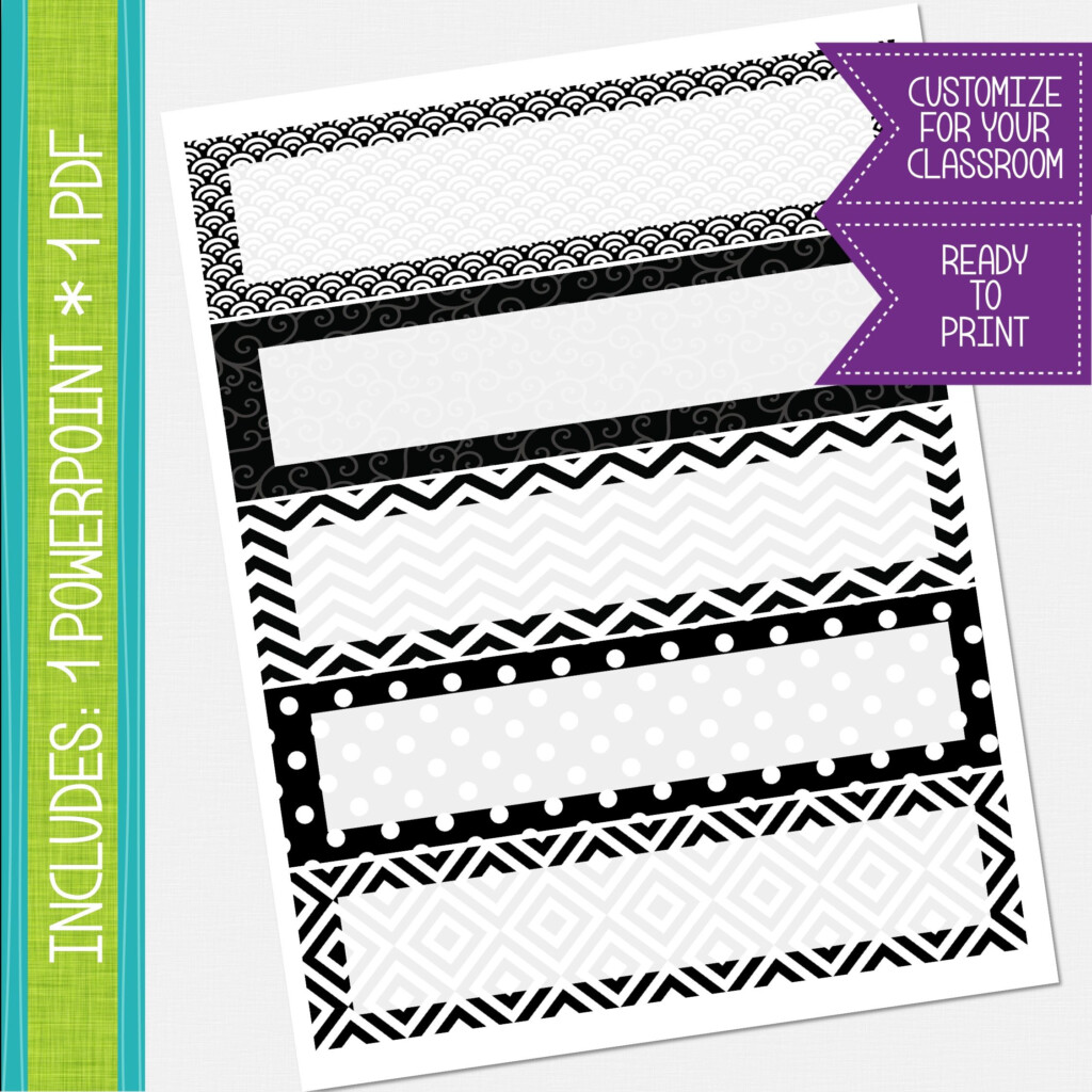 Printable Desk Name Tags Printable Word Searches