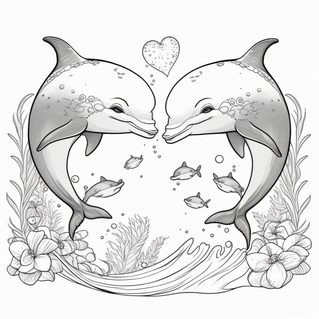 Printable Dolphin Coloring Pages Free Printable Coloring Pages Porn 